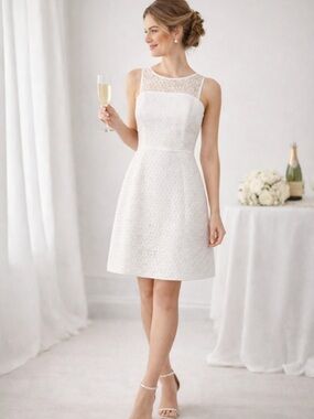 poshmark bridal shower dress Express | Dresses | Express Ivory Puff Sleeve Satin Mini Dress Wedding Or Bridal Shower